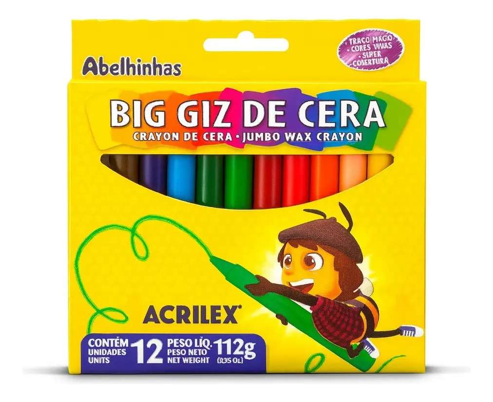 GIZAO CERA ACRILEX BIG GIZ C/12